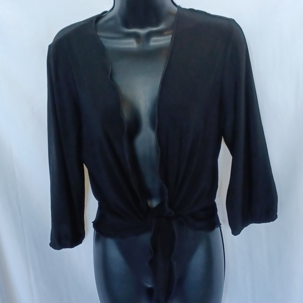 Joseph Ribkoff Black tie jacket Size 10
